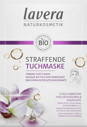 Straffende Tuchmaske lavera NATURKOSMETIK