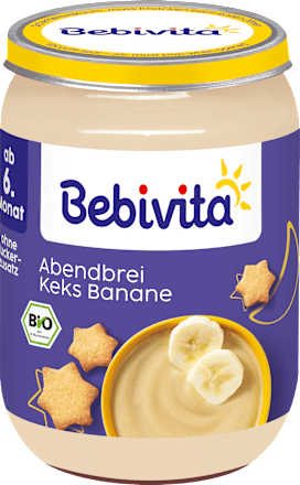 Abendbrei Keks Banane, ab dem 6. Monat Bebivita