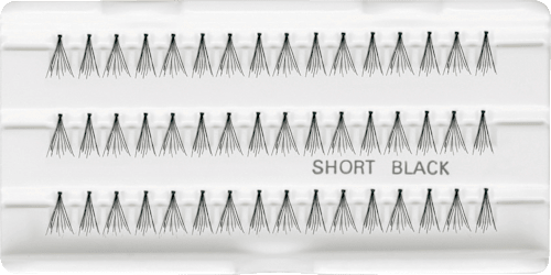 Künstliche Wimpern Permanent Individual Lashes 1 Short Black ARTDECO