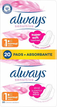 Sensitive absorbante Ultra Normal Plus mărimea 1 always