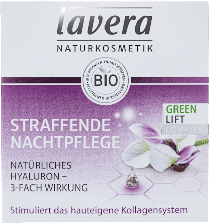 Straffende Nachtpflege Karanjaöl lavera NATURKOSMETIK