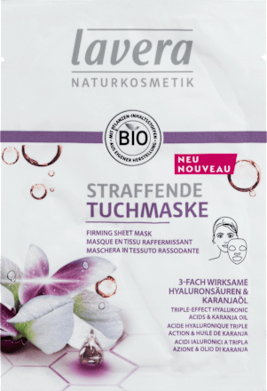 Straffende Tuchmaske lavera NATURKOSMETIK