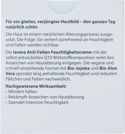 Gesichtscreme Basis Sensitiv mit Bio-Aloe Vera & Coenzym Q10 lavera NATURKOSMETIK