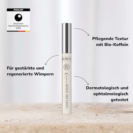 Wimpernserum Lash Care Serum lavera NATURKOSMETIK