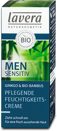 Feuchtigkeitscreme Men Sensitiv Ginko & Bio-Bambus lavera NATURKOSMETIK