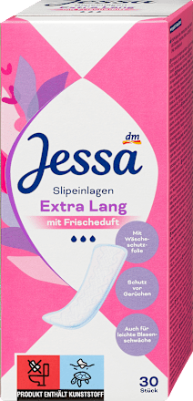 Tisztasági betét, extra hosszú, friss illattal Jessa