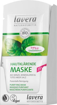 Почистваща маска за лице с био мента lavera NATURKOSMETIK