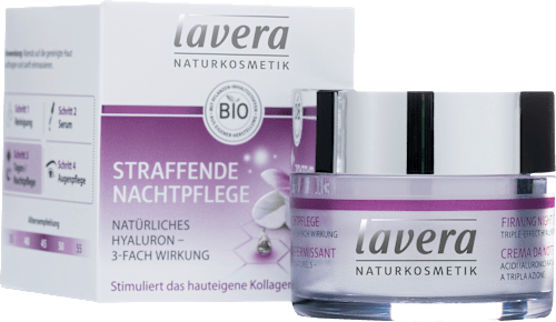 Straffende Nachtpflege Karanjaöl lavera NATURKOSMETIK