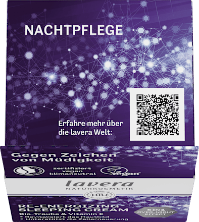 Nachtcreme Re-energizing  lavera NATURKOSMETIK