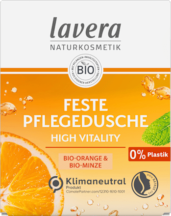 Feste Dusche High Vitality lavera NATURKOSMETIK