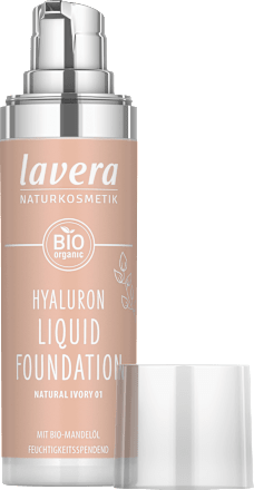 Foundation Hyaluron Liquid 01 Natural Ivory  lavera NATURKOSMETIK