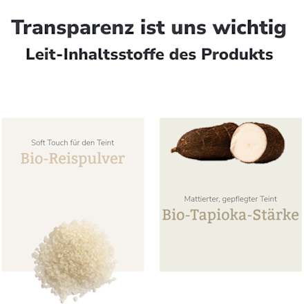 Loses Puder Invisible Finish - Transparent lavera NATURKOSMETIK