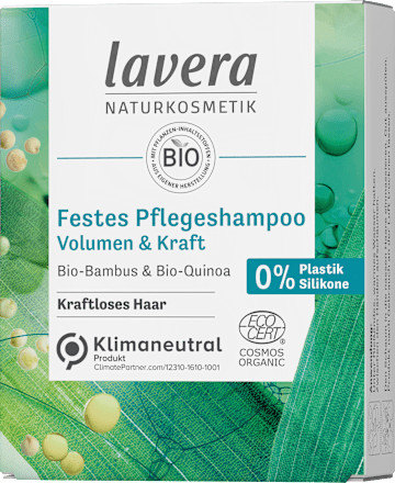 Festes Shampoo Volumen & Kraft  lavera NATURKOSMETIK