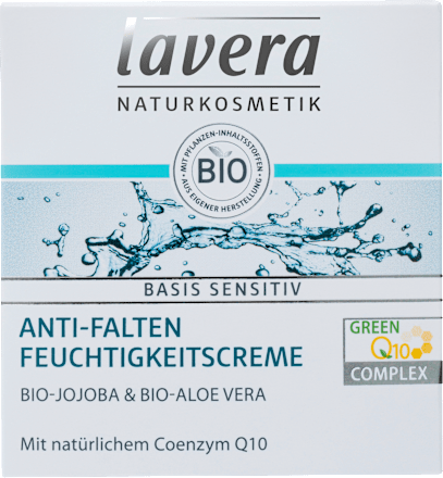 Gesichtscreme Basis Sensitiv mit Bio-Aloe Vera & Coenzym Q10 lavera NATURKOSMETIK