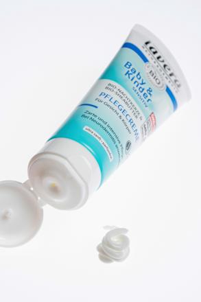 Pflegecreme für Gesicht & Körper Baby & Kinder Sensitiv  lavera NATURKOSMETIK