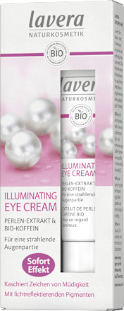 Augencreme Illuminating lavera NATURKOSMETIK