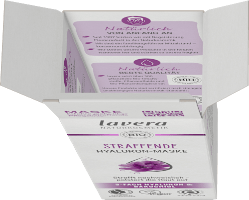Gesichtsmaske Hyaluron straffend lavera NATURKOSMETIK