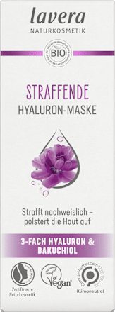 Gesichtsmaske Hyaluron straffend lavera NATURKOSMETIK