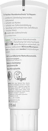 Sensitive & Repair Zahncreme lavera NATURKOSMETIK