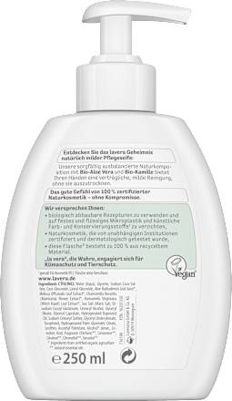 Basis Sensitiv Milde Pflegeseife lavera NATURKOSMETIK