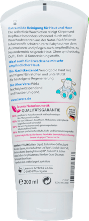 Waschlotion & Shampoo Baby & Kinder Sensitiv lavera NATURKOSMETIK