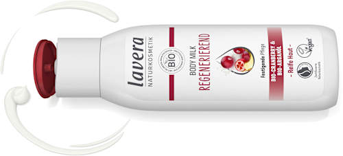 Körpermilch Regenerierend mit Bio-Cranberry & Bio-Arganöl lavera NATURKOSMETIK
