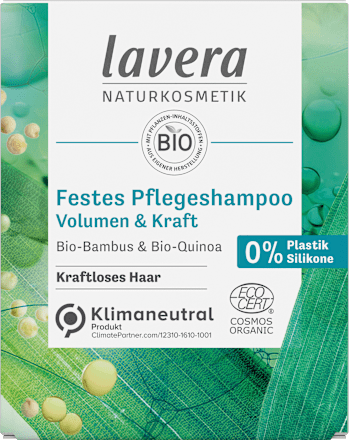 Festes Shampoo Volumen & Kraft  lavera NATURKOSMETIK