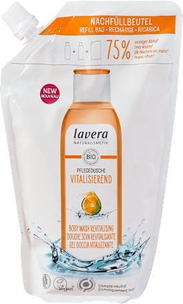 Pflegedusche vitalisierend Nachfüllpack lavera NATURKOSMETIK