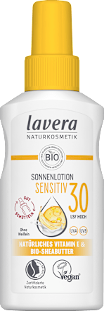 Sonnenlotion Sensitiv LSF 30 lavera NATURKOSMETIK