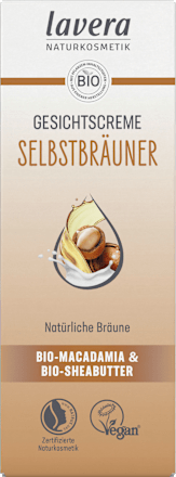 Selbsbräunter Creme Gesicht lavera NATURKOSMETIK