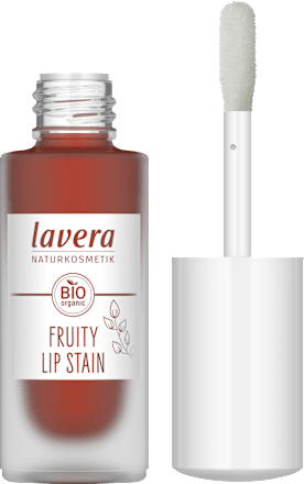 Lipgloss Fruity Lip Stain 02 Orange Joy lavera NATURKOSMETIK
