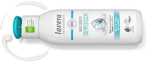 Cremedusche Basis Sensitiv lavera NATURKOSMETIK