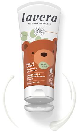 Waschlotion und Shampoo Baby und Kinder lavera NATURKOSMETIK