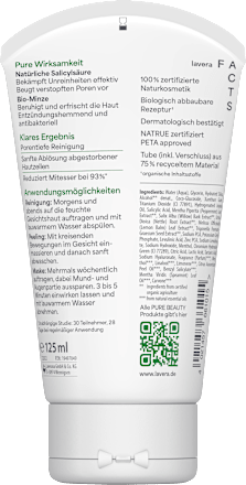 3in1 Reinigung-Peeling-Maske Pure Beauty lavera NATURKOSMETIK