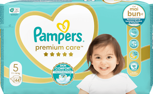 Plenice velikost 5 (11-16 kg) Pampers Premium Care
