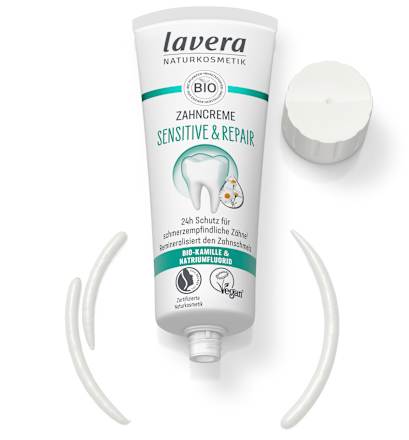 Zahnpasta Sensitive & Repair lavera NATURKOSMETIK