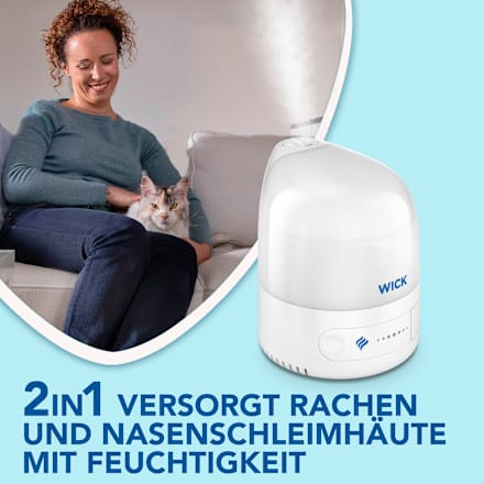 Kompakter Luftbefeuchter Wick