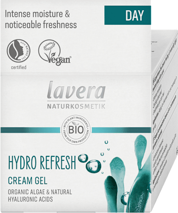Crema viso in gel Hydro Refresh lavera NATURKOSMETIK