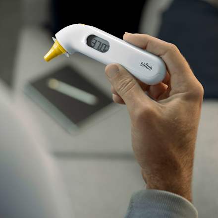ThermoScan 3 1-Sekunden-Ohrthermometer Braun