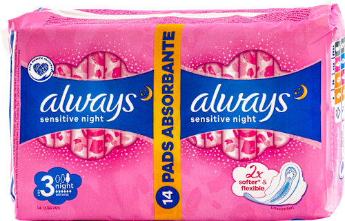 Sensitive damski vložki duo Night, velikost 3 always