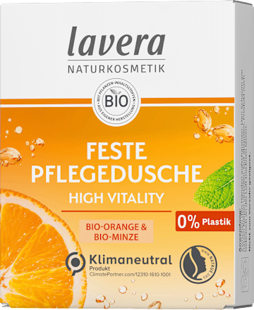 Feste Dusche High Vitality lavera NATURKOSMETIK