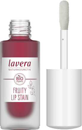 Lipgloss Fruity Lip Stain 01 Cherrylicious lavera NATURKOSMETIK