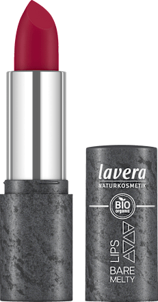 Lippenstift Bare Melty Lips 01 Berry Blaze lavera NATURKOSMETIK