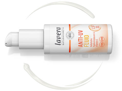Gesichtsfluid Anti UV mit LSF 30 lavera NATURKOSMETIK