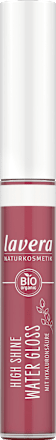 Lipgloss High Shine Water 02 Hot Cherry lavera NATURKOSMETIK