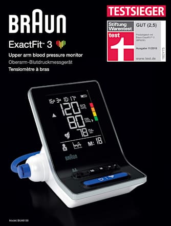 Oberarm-Blutdruckmessgerät ExactFit 3 BUA6150 Braun