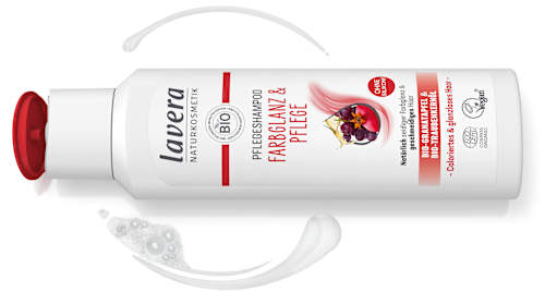 Pflegeshampoo Farbglanz und Pflege lavera NATURKOSMETIK
