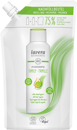 Pflegeshampoo Familie Nachfüllbeutel lavera NATURKOSMETIK