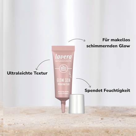 Highlighter Glow Skin Hydrating Fluid lavera NATURKOSMETIK