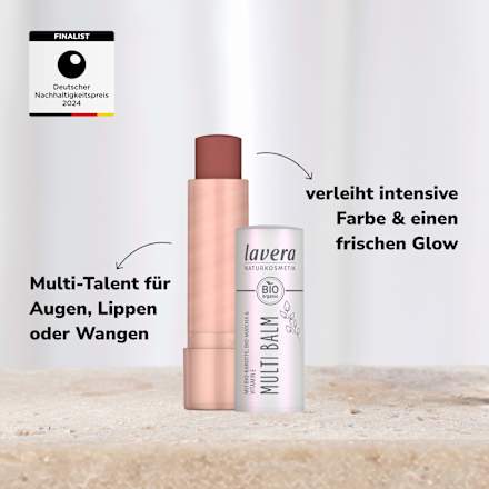 Blush Stick Multi Balm 01 Sunset Red lavera NATURKOSMETIK